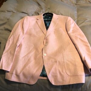 Paul Fredrick Pink Sport Coat Blazer